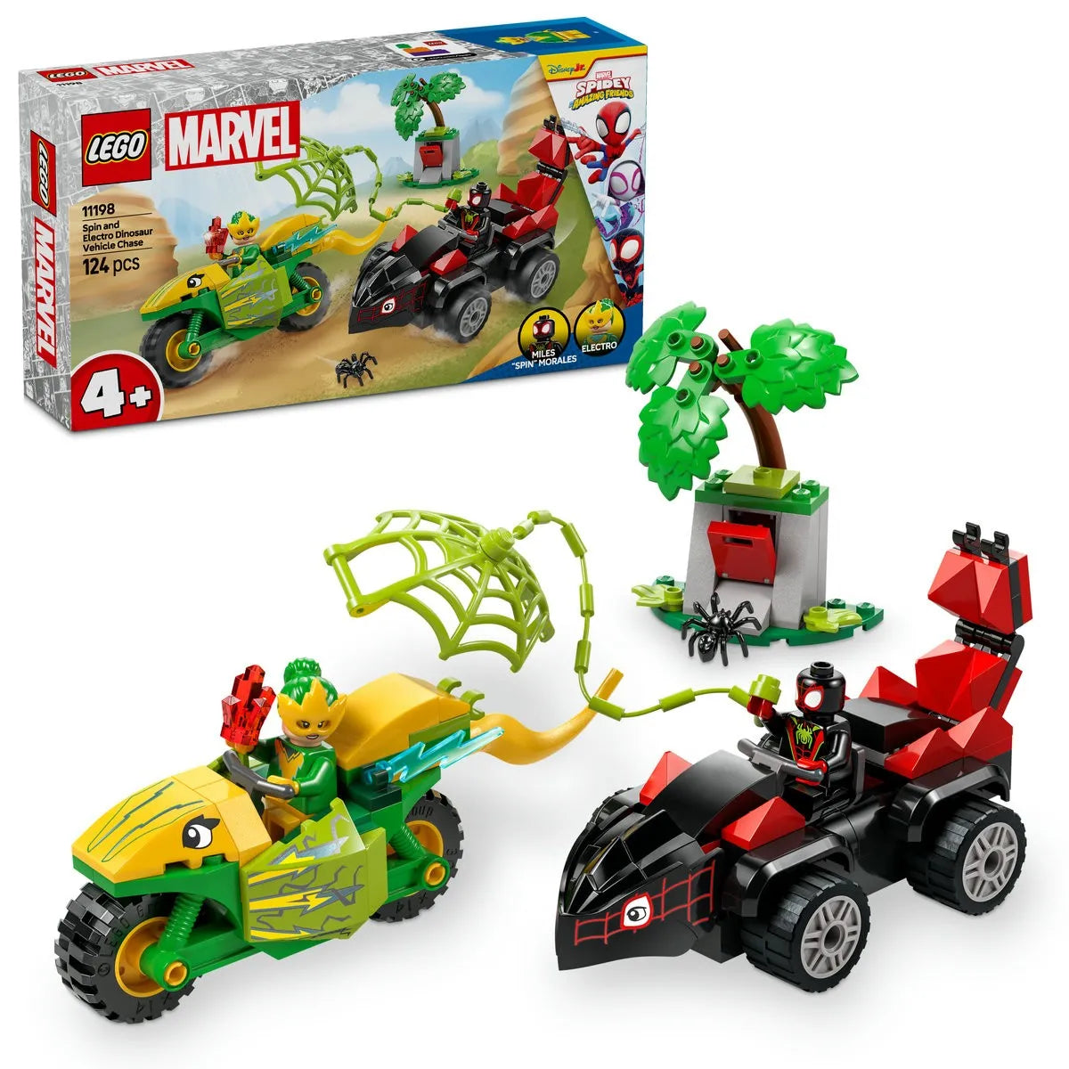 LEGO SPIDEY SPIN SI ELECTRO IN DINO-VEHICULE 11198, LEGO SPIDEY