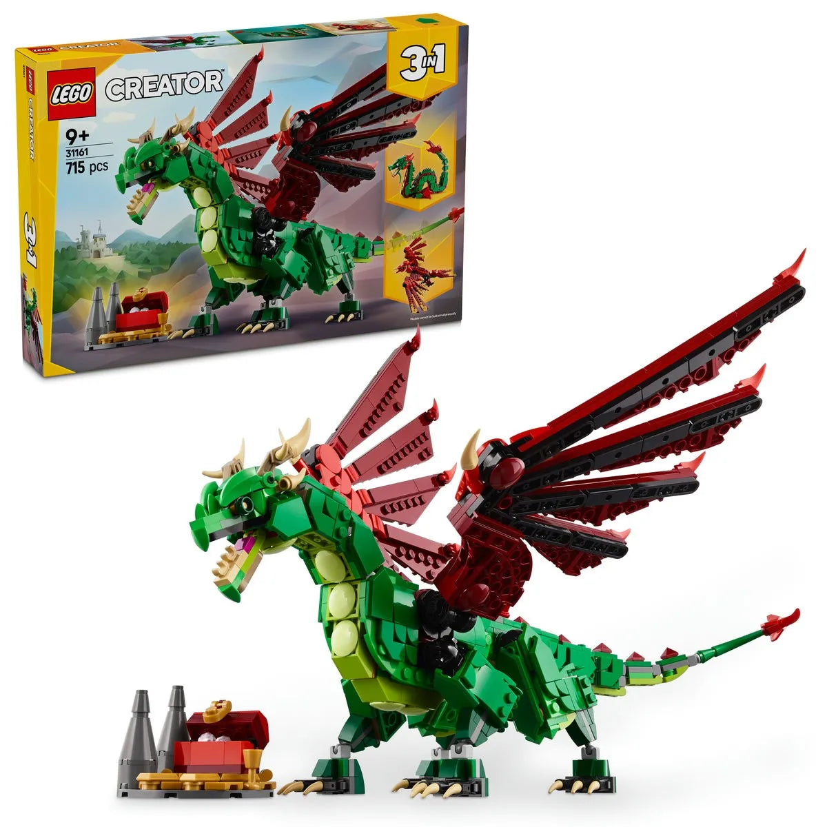 LEGO CREATOR DRAGON MEDIEVAL 31161, LEGO CREATOR