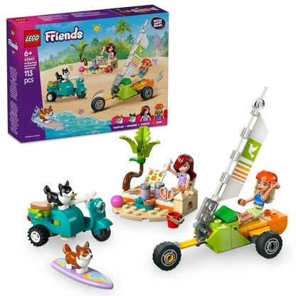 LEGO FRIENDS AVENTURI CU CATEI LA SURFING SI PE SCUTER 42641, LEGO FRIENDS