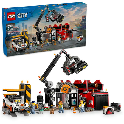 LEGO CITY CIMITIR DE MASINI VECHI 60472, LEGO CITY