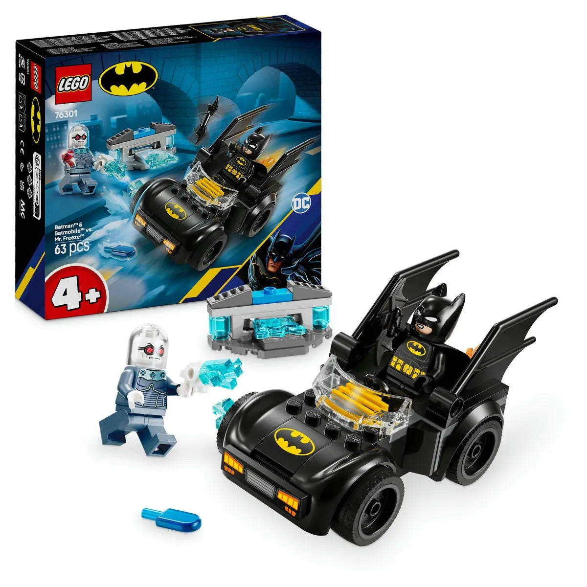 LEGO SUPER HEROES BATMAN SI BATMOBILE VS. MR. FREEZE 76301, LEGO SUPER HEROES