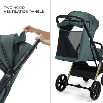 CARUCIOR SPORT KINDERKRAFT LOOM, 0-22 KG, JADE GREEN, KINDERKRAFT