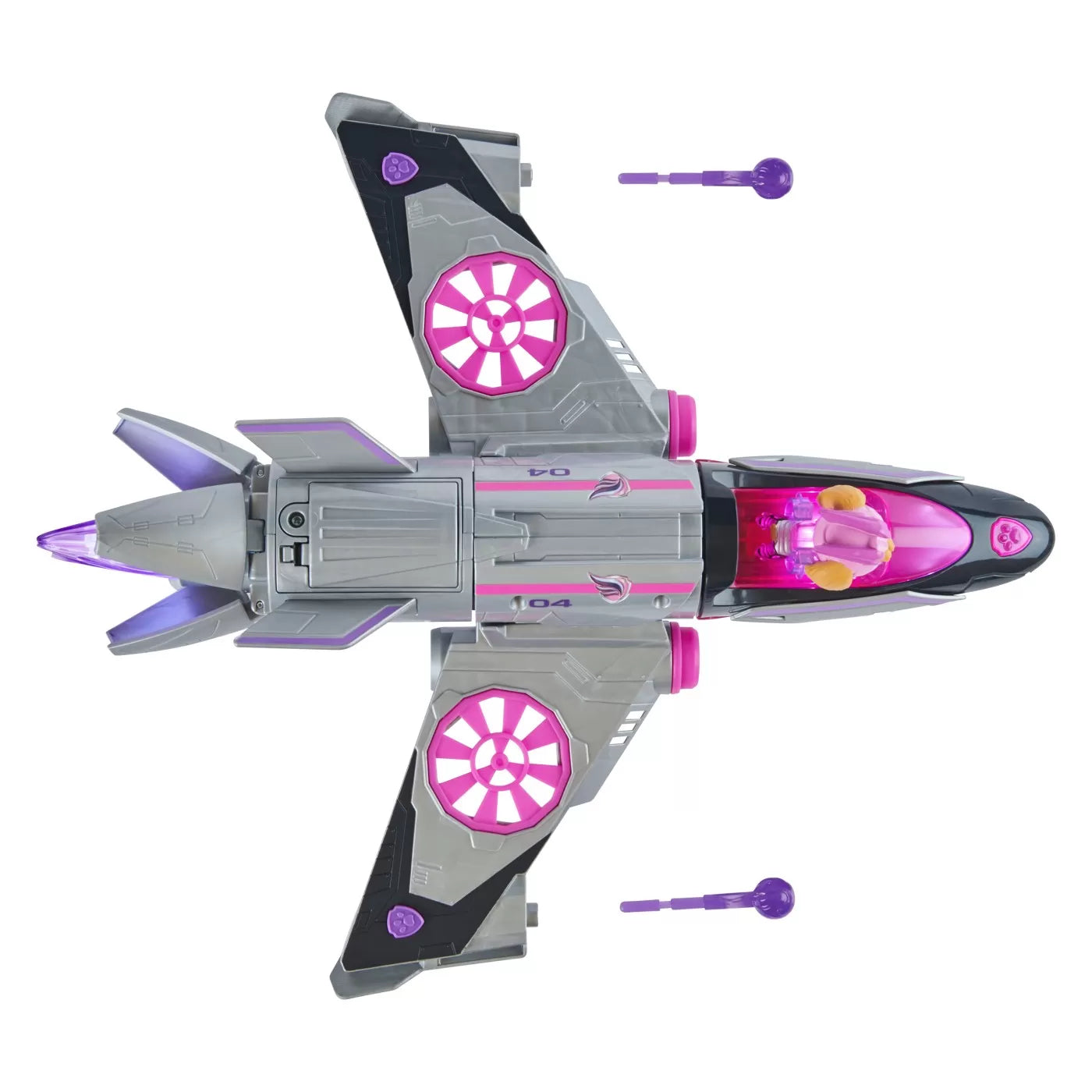 PATRULA CATELUSILOR VEHICUL TRANSFORMATOR SKYE MIGHTY MOVIE JET, PATRULA CATELUSILOR