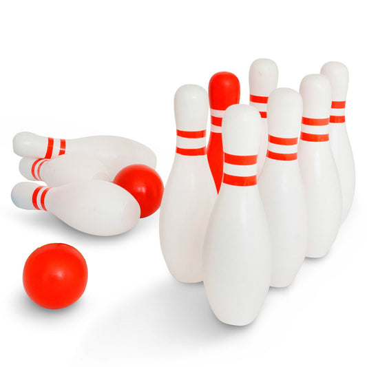 Set de bowling din lemn, BS Toys