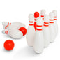 Set de bowling din lemn, BS Toys