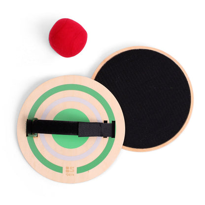 Arunca si prinde mingea, joc cu discuri velcro, BS Toys
