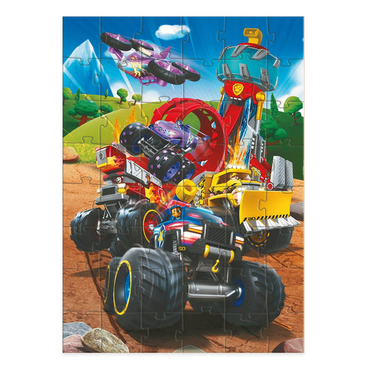 Puzzle Patrula catelusilor, Rescue Wheels, 48 piese, Dodo Toys