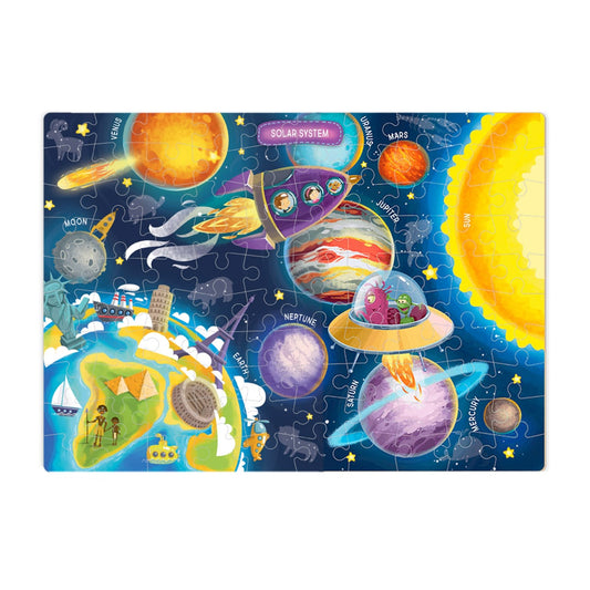 Puzzle Spatiul Cosmic, 100 piese, Dodo Toys