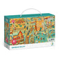 Puzzle de observare, Iarna in oras, 80 piese, Dodo Toys