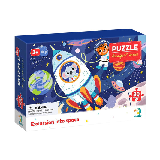Puzzle educativ, Calatorie prin spatiu, 30 piese, Dodo Toys