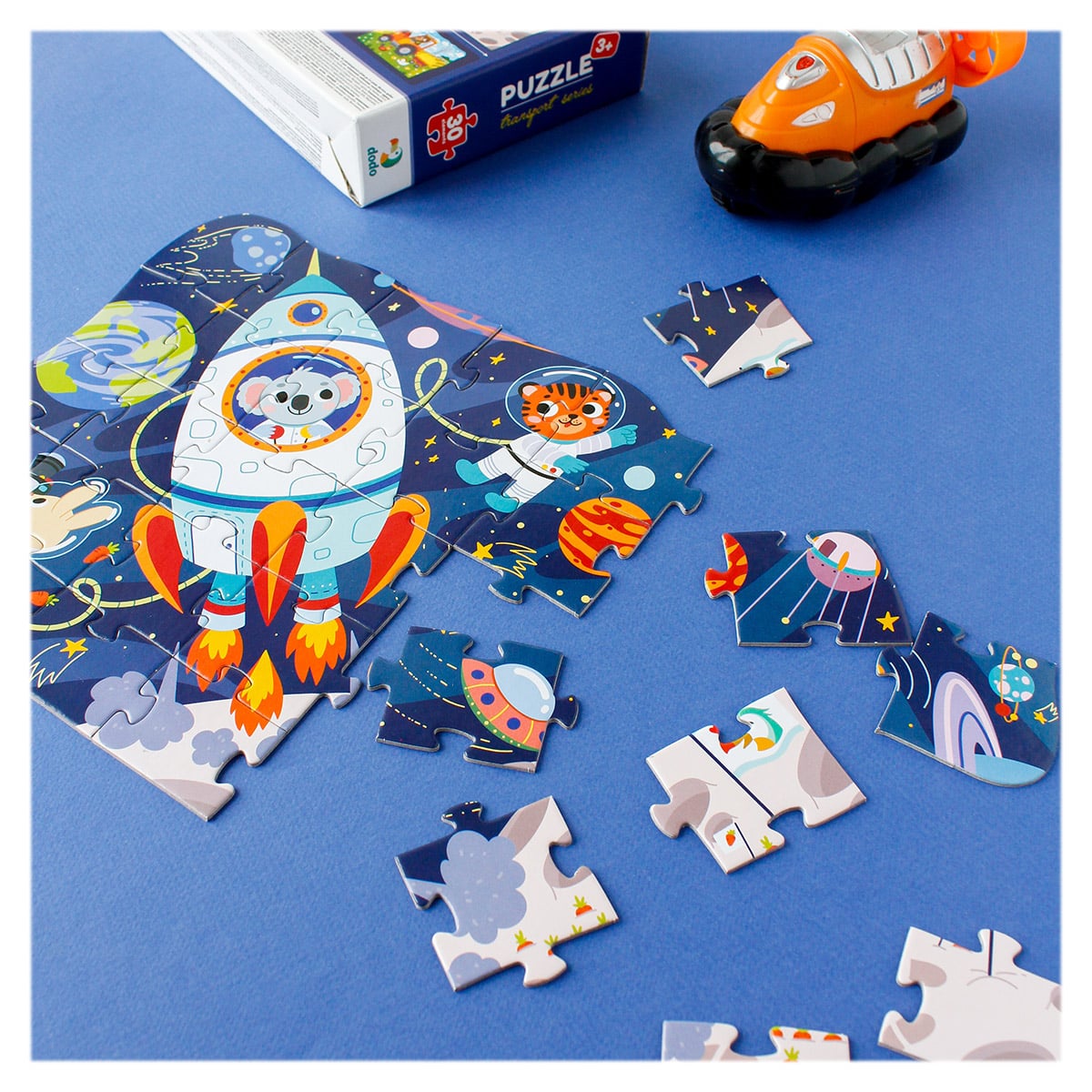 Puzzle educativ, Calatorie prin spatiu, 30 piese, Dodo Toys