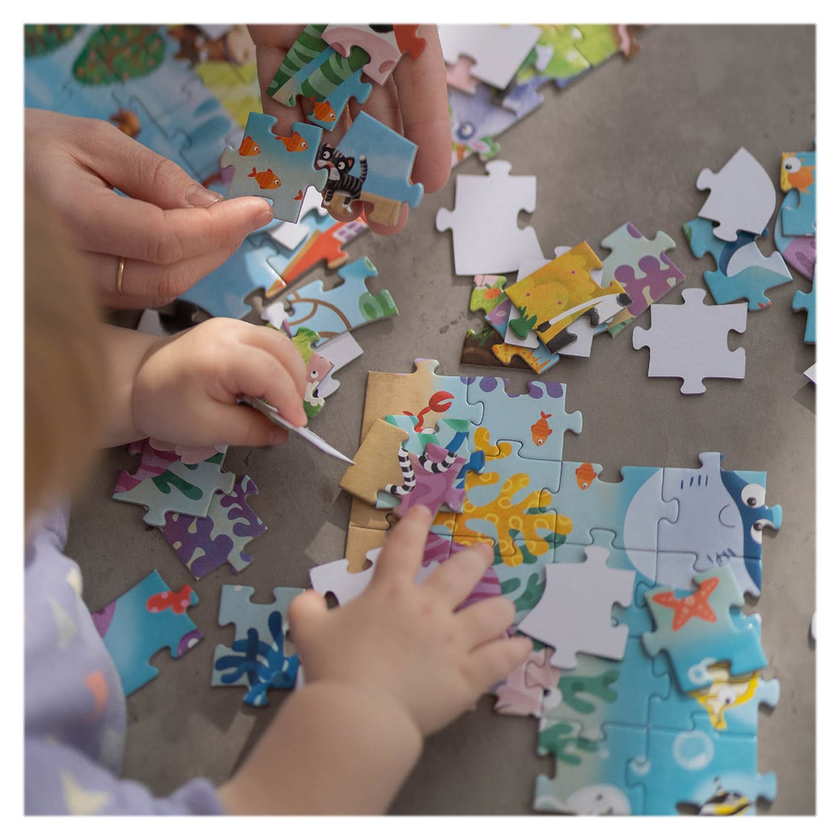 Puzzle 60 de piese, Lumea subacvatica, Dodo Toys