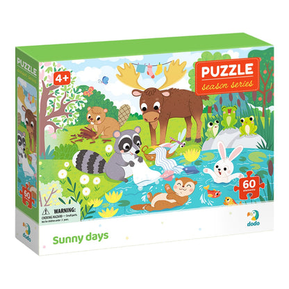 Puzzle 60 de piese, Zile insorite, Dodo Toys