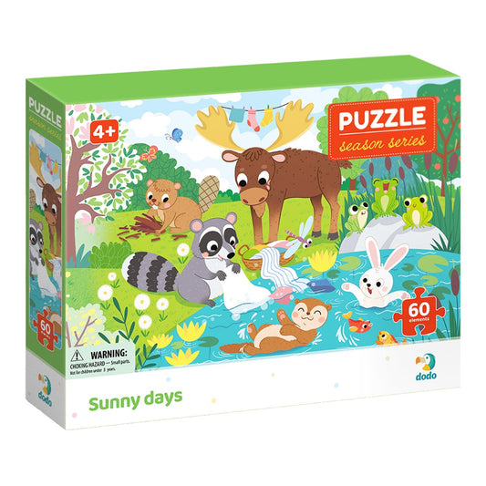 Puzzle 60 de piese, Zile insorite, Dodo Toys