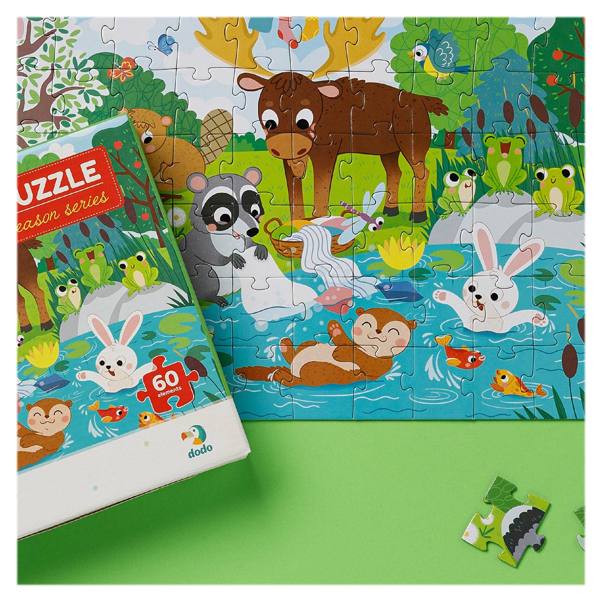 Puzzle 60 de piese, Zile insorite, Dodo Toys