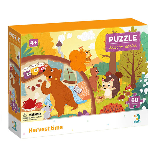 Puzzle 60 de piese, Recolta de toamna, Dodo Toys