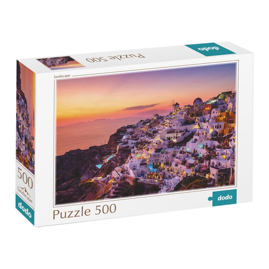 Puzzle Oia village, Grecia, 500 piese, Dodo Toys