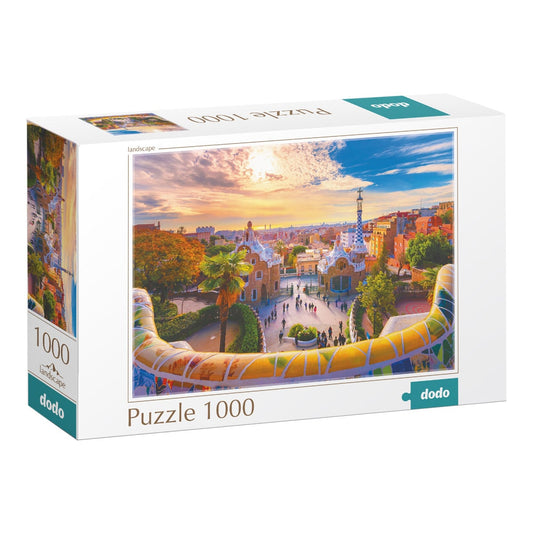 Puzzle Parcul Guell, Barcelona, 1000 piese, Dodo Toys