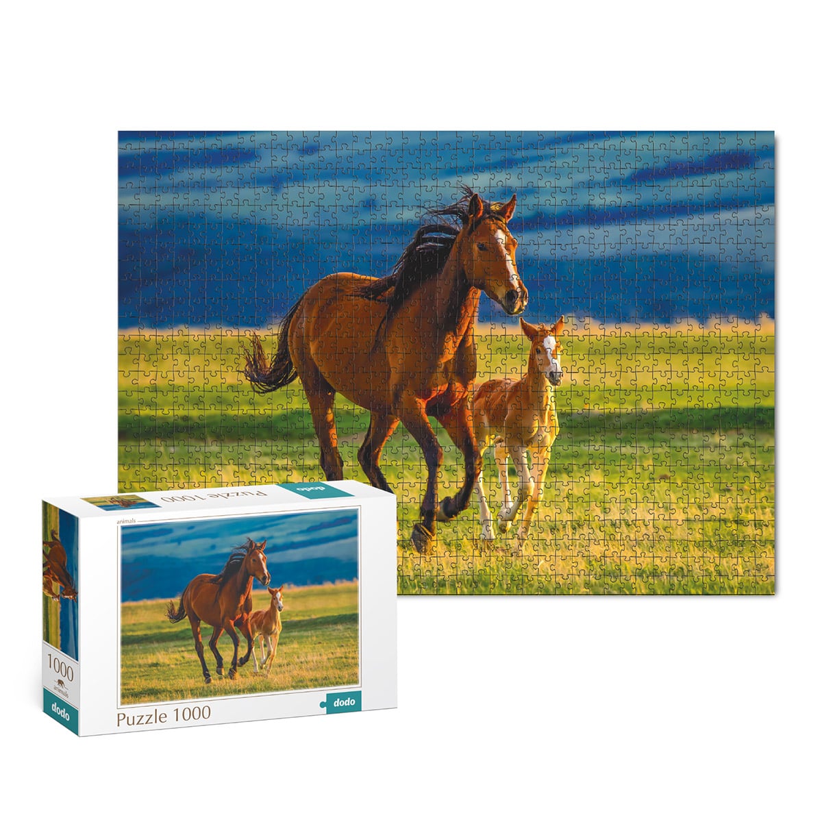 Puzzle Iapa cu manz, 1000 piese, Dodo Toys