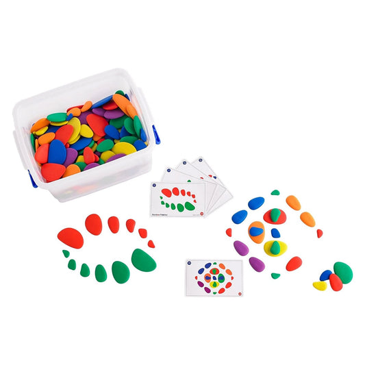 Rainbow Pebbles, Classroom Set, 299 piese, Edx Education