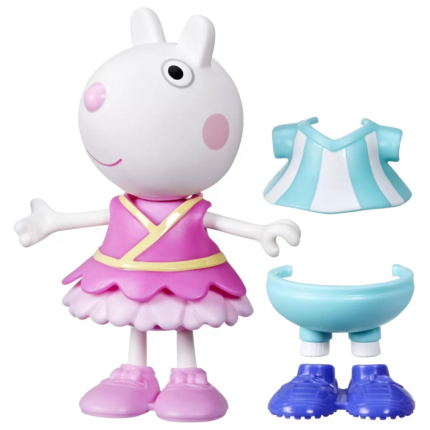 PEPPA PIG SET FIGURINA SI ACCESORII VESTIMENTARE OITA SUZY 15CM, PEPPA PIG