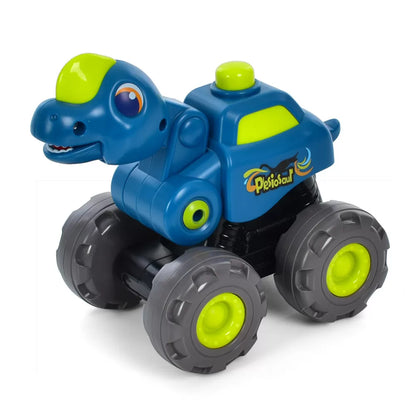 SET VEHICULE DINOZAURI CU SISTEM PULL-BACK, HOLA