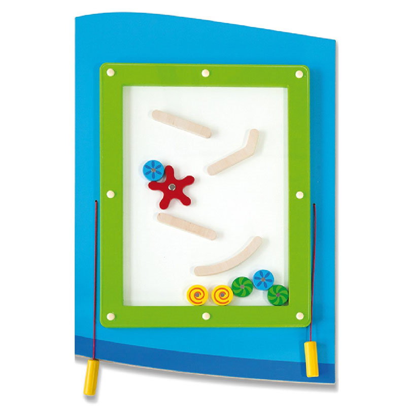 Jucarie de perete multifunctional XXL, Avion, 180 cm, Viga Toys