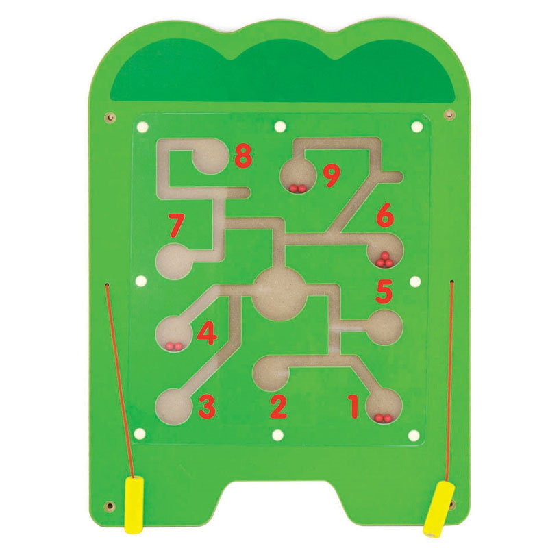 Jucarie de perete multifunctional XXL, Crocodil (187 cm), Viga Toys