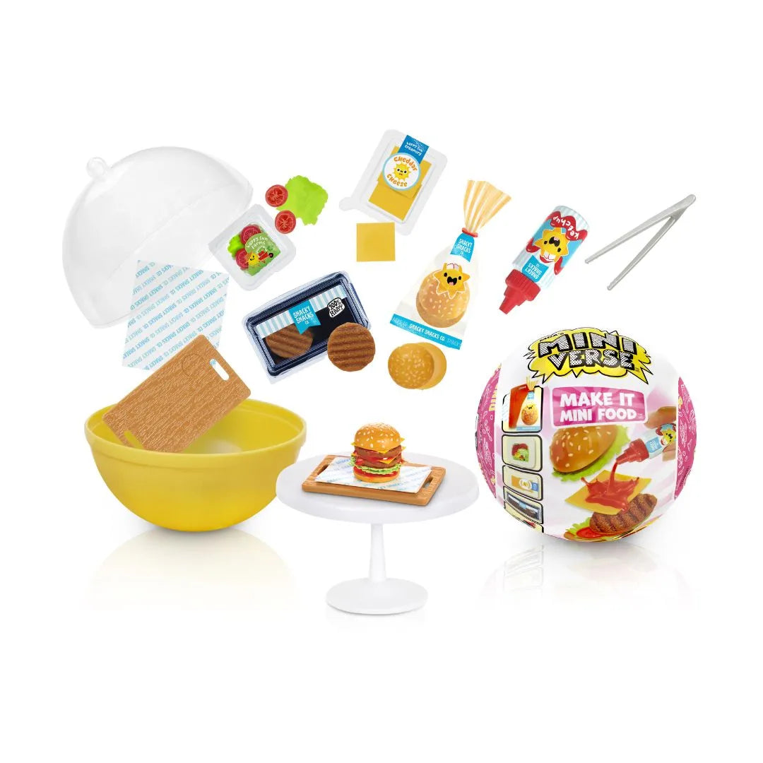 MGA’S MINIVERSE MINI FOOD DINER S3 SET SURPRIZA, MGA MINIVERSE