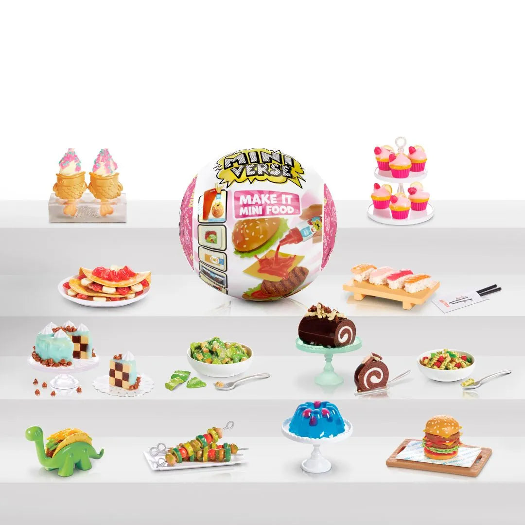 MGA’S MINIVERSE MINI FOOD DINER S3 SET SURPRIZA, MGA MINIVERSE