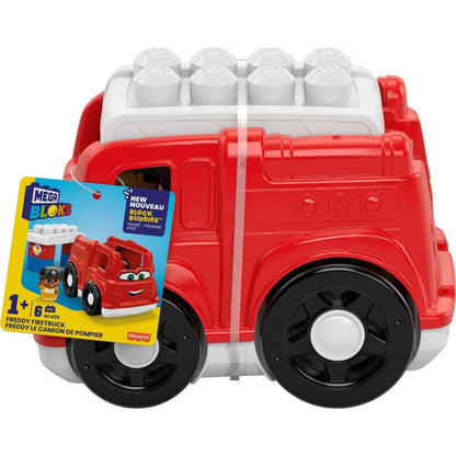 MEGA BLOKS FIRST BUILDERS VEHICUL FREDDY FIRETRUCK, MEGA BLOKS
