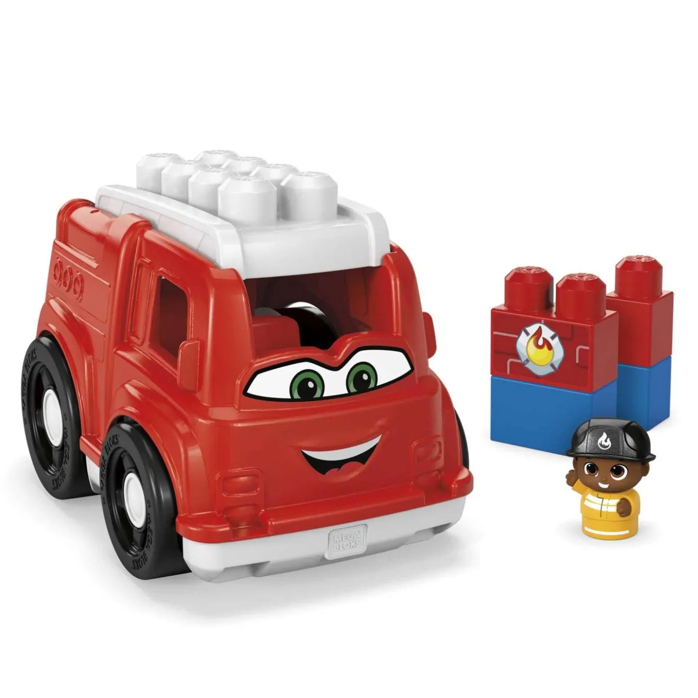 MEGA BLOKS FIRST BUILDERS VEHICUL FREDDY FIRETRUCK, MEGA BLOKS