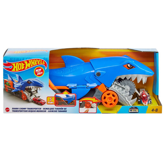 HOT WHEELS TRANSPORTATOR RECHIN CU MASINUTA INCLUSA, HOT WHEELS - CITY