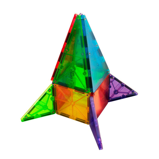 MAGNA-TILES Clear Colors, set magnetic 32 piese, Magna-Tiles