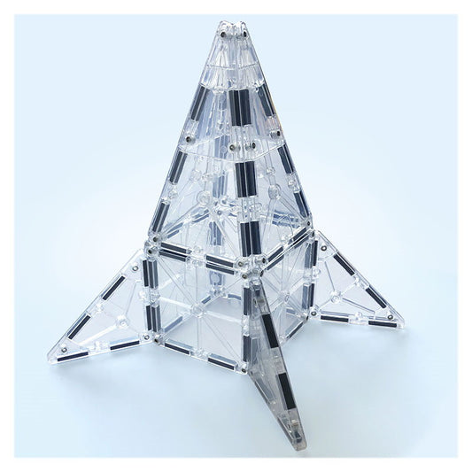 MAGNA-TILES ICE Transparent, set magnetic 16 piese, Magna-Tiles