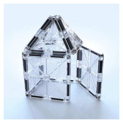 MAGNA-TILES ICE Transparent, set magnetic 16 piese, Magna-Tiles