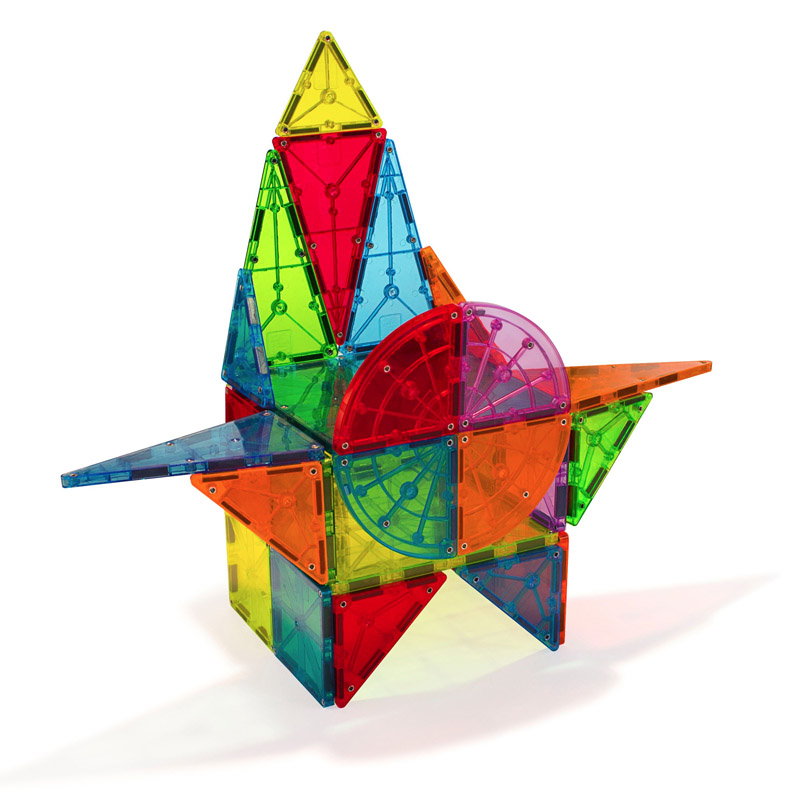 MAGNA-TILES Metropolis, set magnetic 110 piese, Magna-Tiles