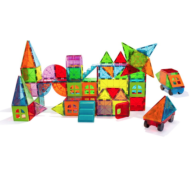 MAGNA-TILES Metropolis, set magnetic 110 piese, Magna-Tiles