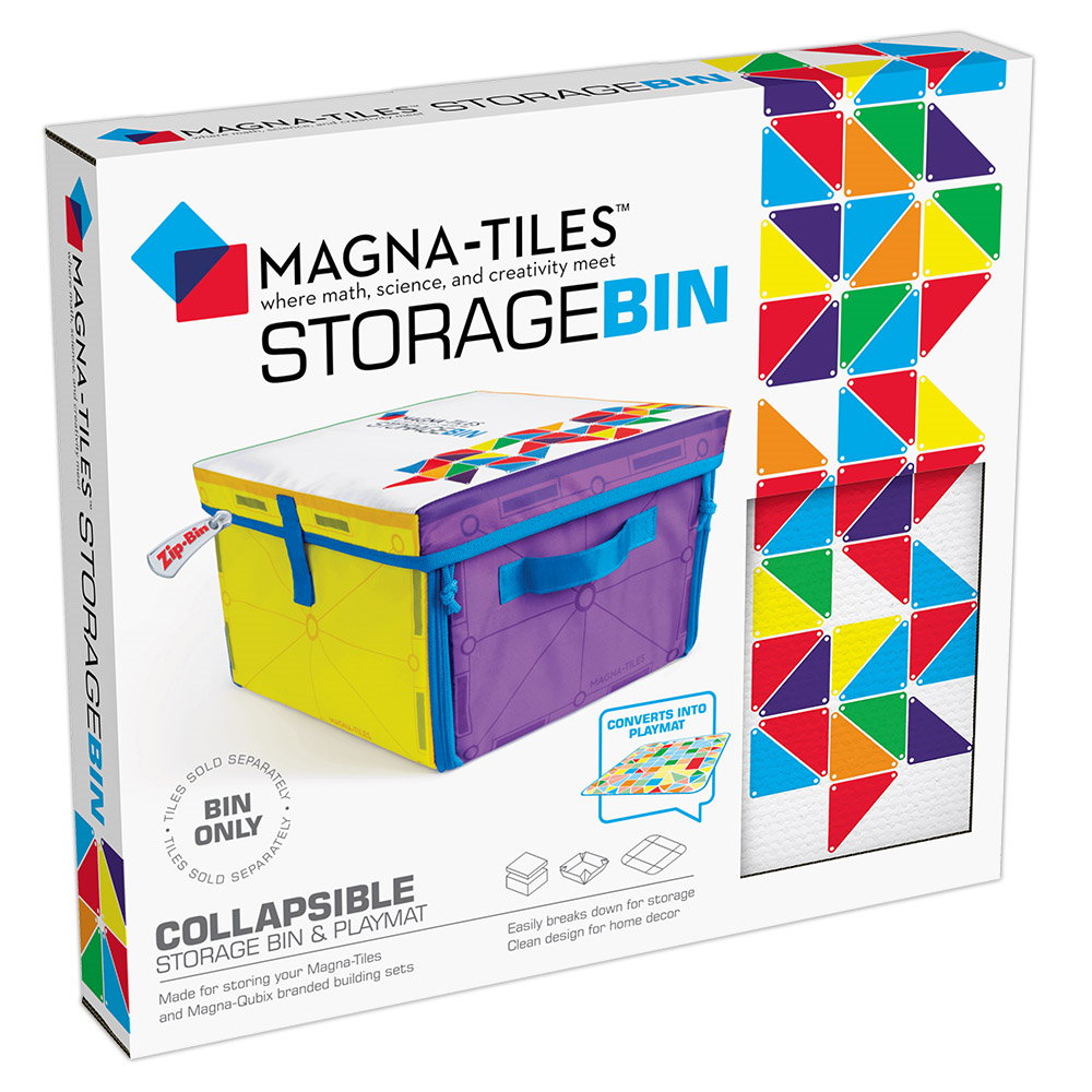 Cutie de depozitare si covor de joaca Magna-Tiles