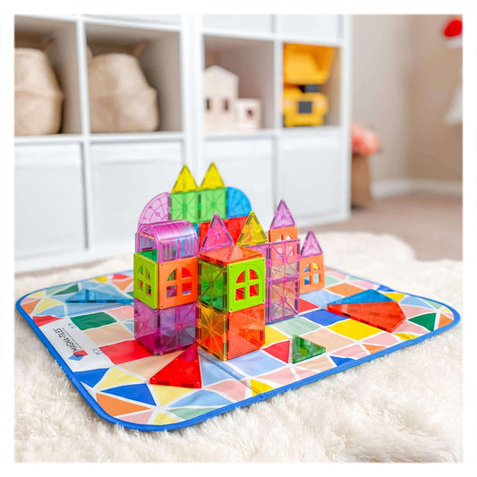 Cutie de depozitare si covor de joaca Magna-Tiles