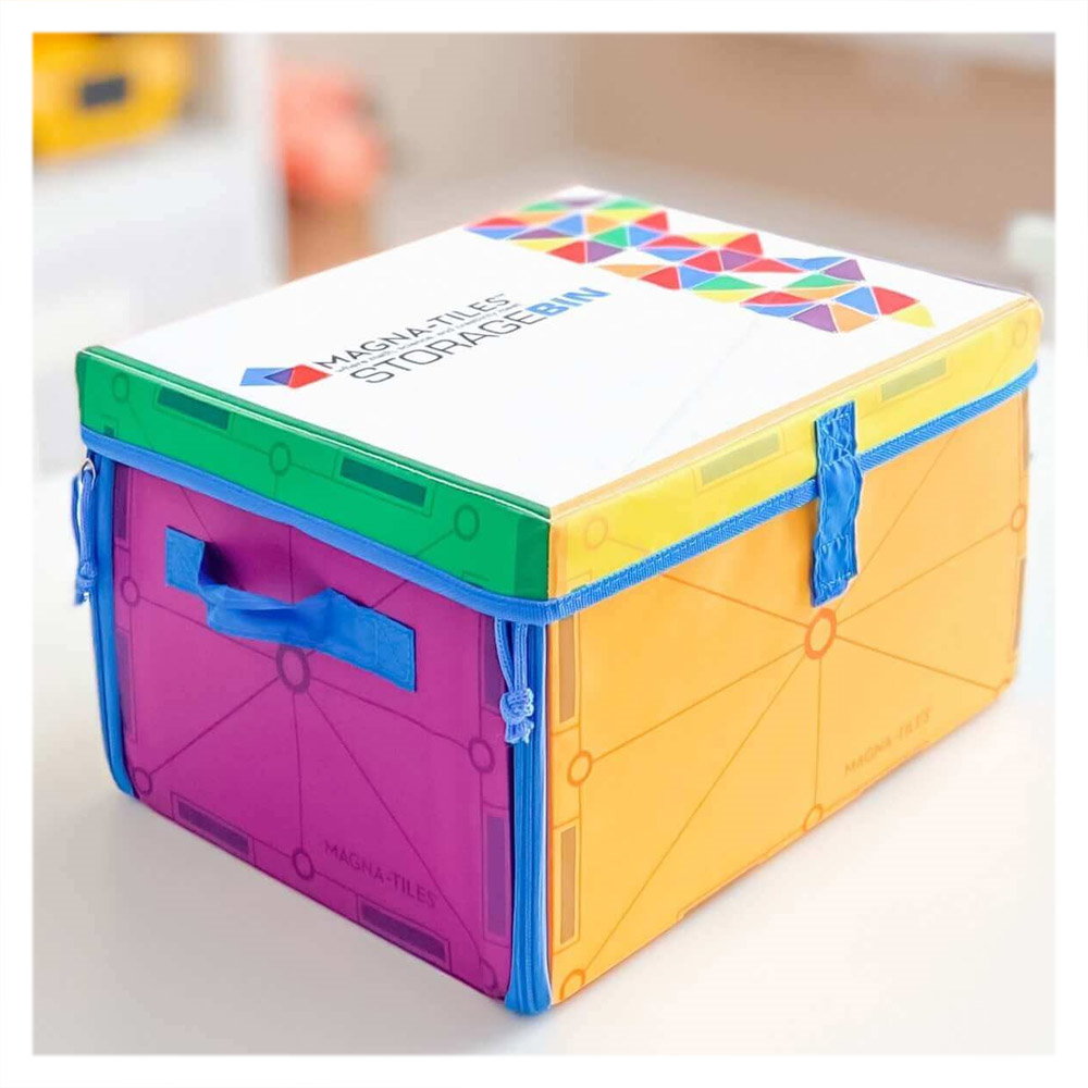 Cutie de depozitare si covor de joaca Magna-Tiles