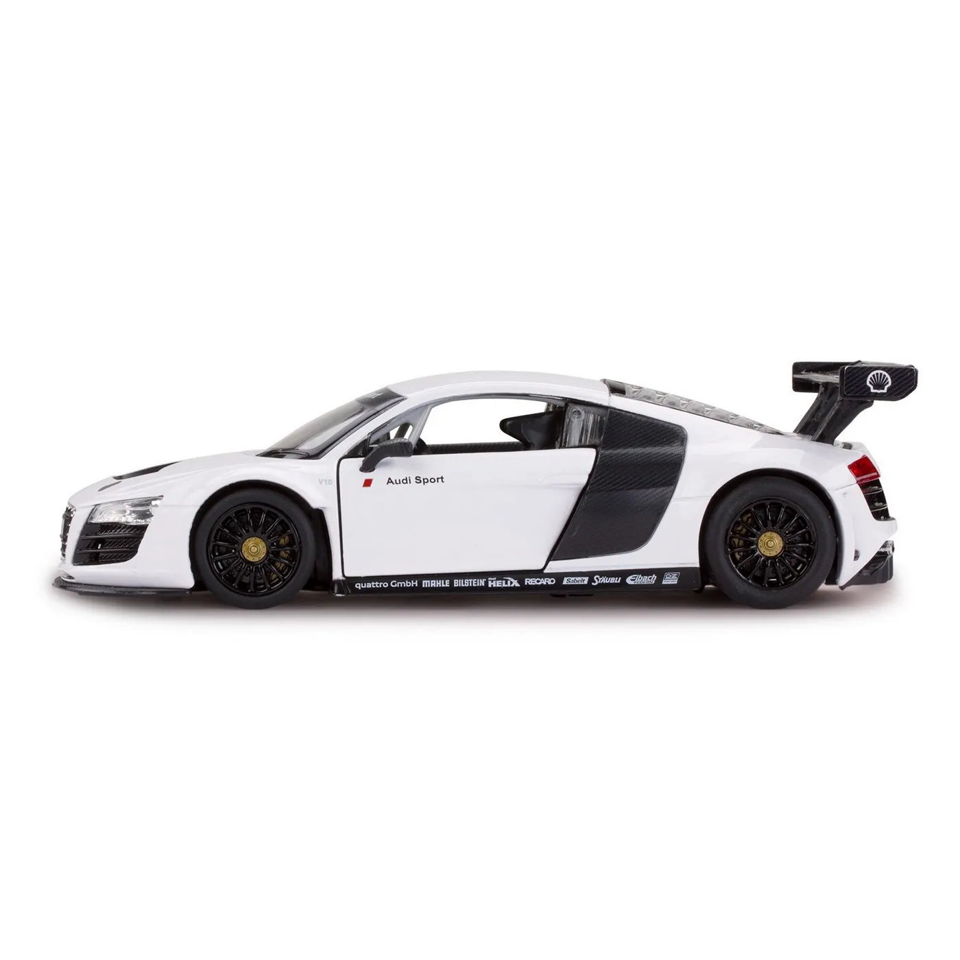 MASINUTA METALICA AUDI R8 ALB SCARA 1 LA 24, RASTAR METAL 1:24