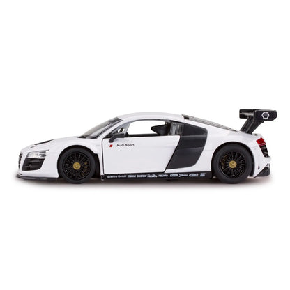 MASINUTA METALICA AUDI R8 ALB SCARA 1 LA 24, RASTAR METAL 1:24