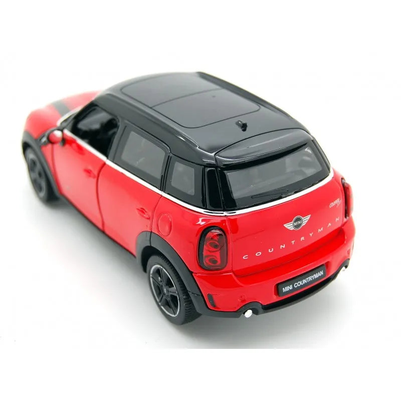 MASINUTA METALICA MINICOOPER ROSU SCARA 1 LA 24, RASTAR METAL 1:24