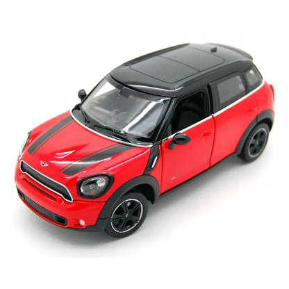 MASINUTA METALICA MINICOOPER ROSU SCARA 1 LA 24, RASTAR METAL 1:24