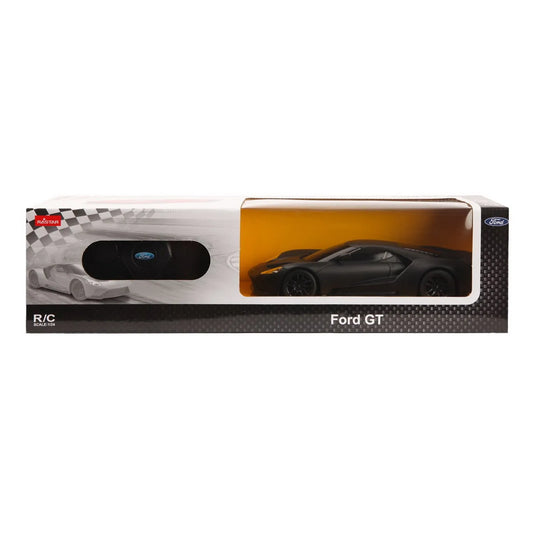 MASINA CU TELECOMANDA FORD GT NEGRU SCARA 1 LA 24, RASTAR 1:24