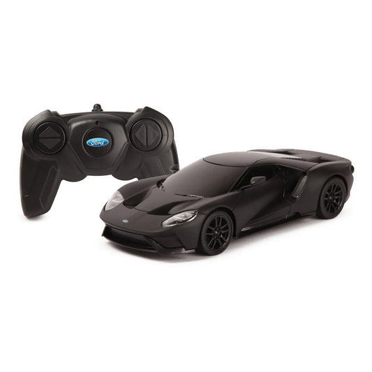 MASINA CU TELECOMANDA FORD GT NEGRU SCARA 1 LA 24, RASTAR 1:24