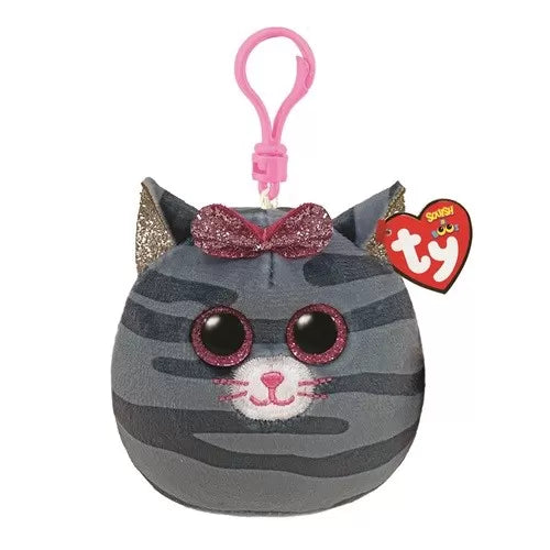PLUS BRELOC TY 8.5CM SQUISHY BEANIES KIKI PISICUTA GRI, BRELOC 8.5CM
