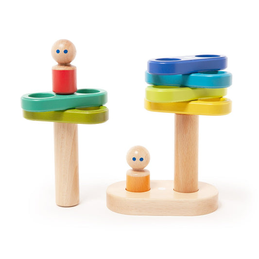 Tegu Stacker, set din lemn magnetic, Tegu