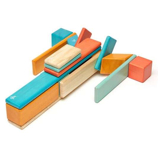Tegu Sunset, set 24 piese din lmn magnetic, Tegu